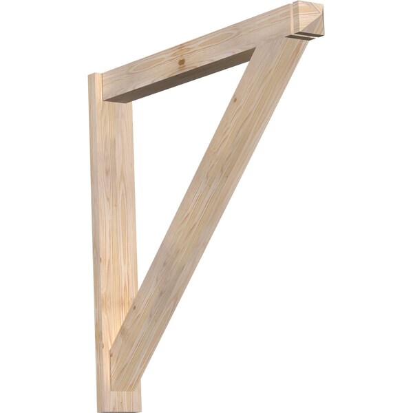 Ekena Millwork Traditional Smooth Arts and Crafts Outlooker, Douglas Fir, 5 1/2"W x 42"D x 42"H OUT06X42X42TRA03SDF - main